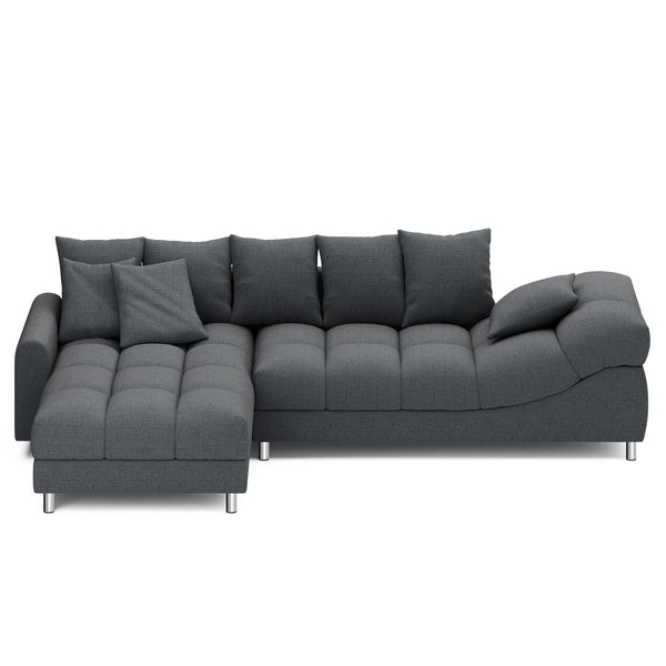 Ecksofa SUMMER links anthrazit