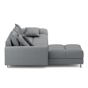 Ecksofa SUMMER links grau