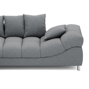 Ecksofa SUMMER links grau