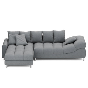 Ecksofa SUMMER links grau