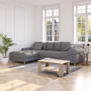 Ecksofa SUMMER links grau