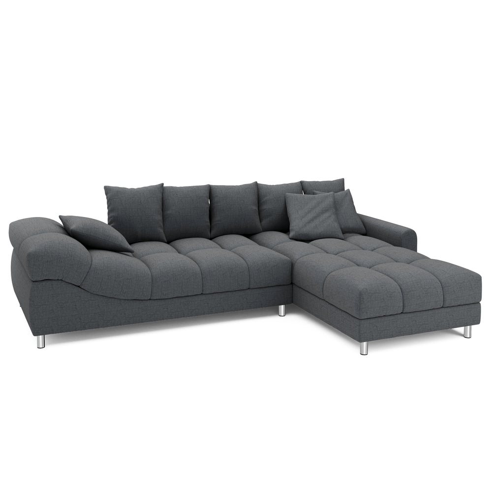 Ecksofa SUMMER rechts anthrazit