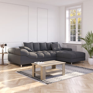 Ecksofa SUMMER rechts anthrazit