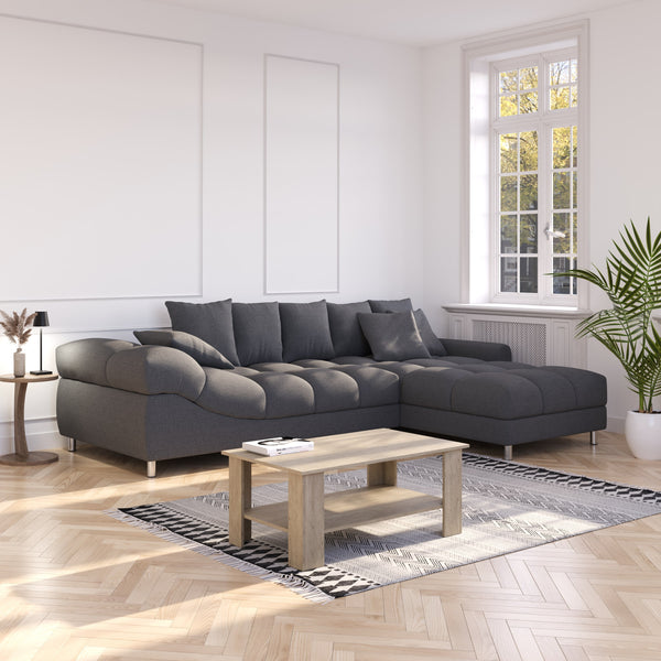 Ecksofa SUMMER rechts anthrazit
