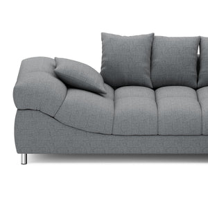 Ecksofa SUMMER rechts grau
