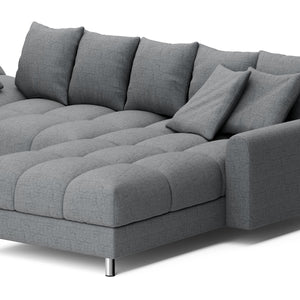 Ecksofa SUMMER rechts grau