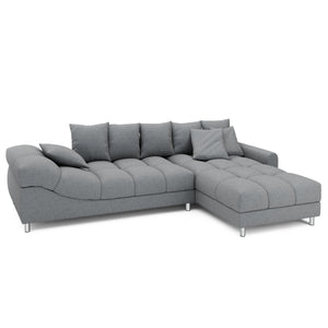 Ecksofa SUMMER rechts grau