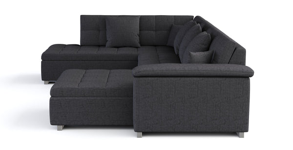Ecksofa ARIA rechts anthrazit