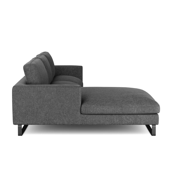 Ecksofa THILO links anthrazit