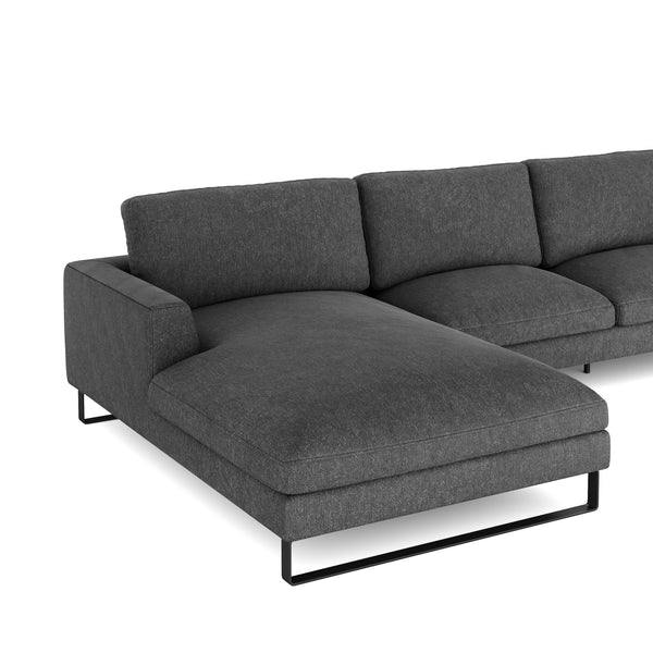 Ecksofa THILO links anthrazit