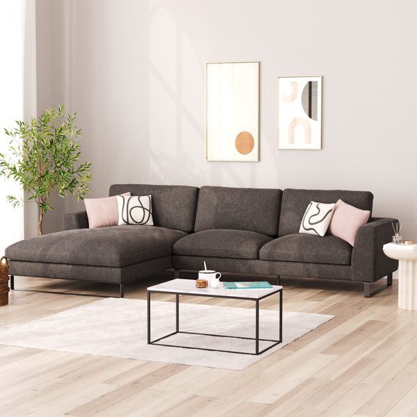 Ecksofa THILO links anthrazit