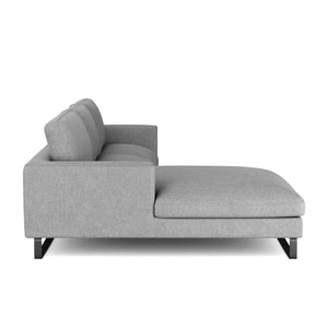 Ecksofa THILO links grau