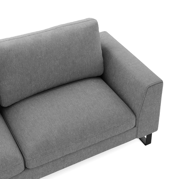 Ecksofa THILO links grau