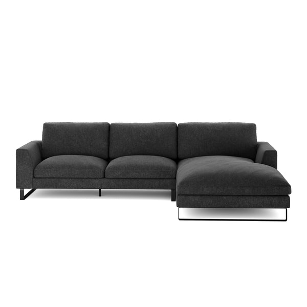 Ecksofa THILO rechts anthrazit