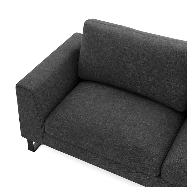 Ecksofa THILO rechts anthrazit