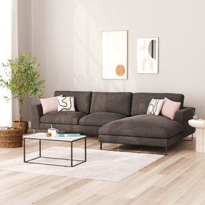 Ecksofa THILO rechts anthrazit