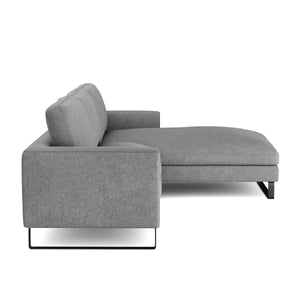Ecksofa THILO rechts grau