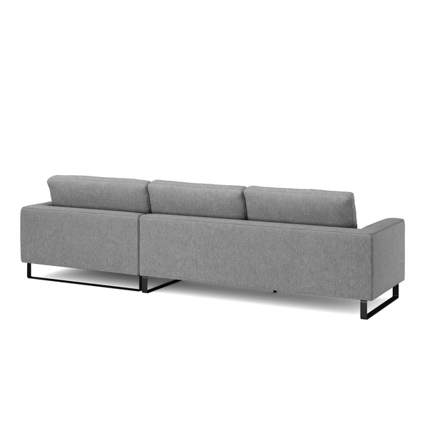 Ecksofa THILO rechts grau