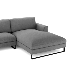 Ecksofa THILO rechts grau