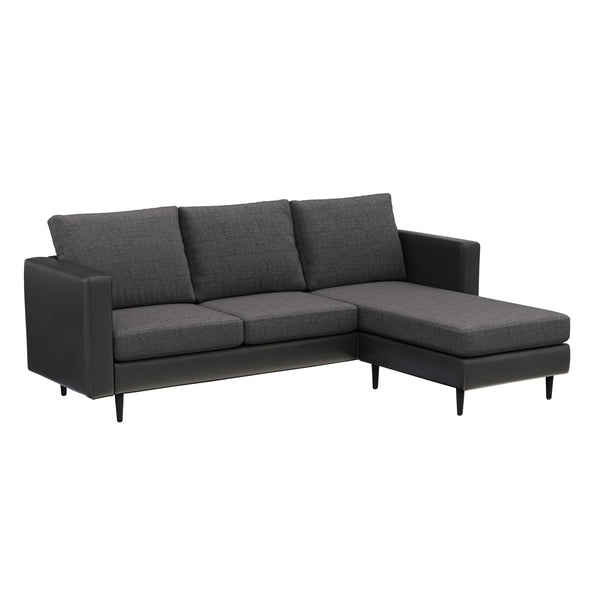 Ecksofa TYLER rechts anthrazit