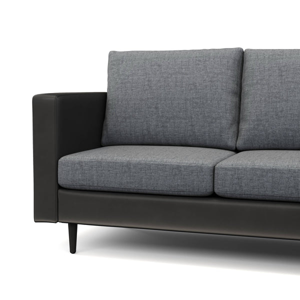 Ecksofa TYLER rechts grau