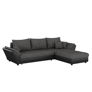 Ecksofa CAESAR schwarz
