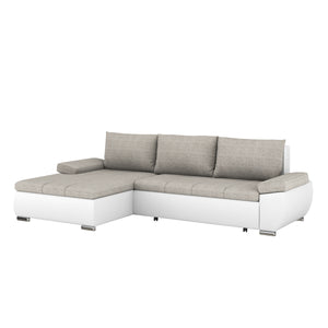 Schlafsofa KIRA links weiss