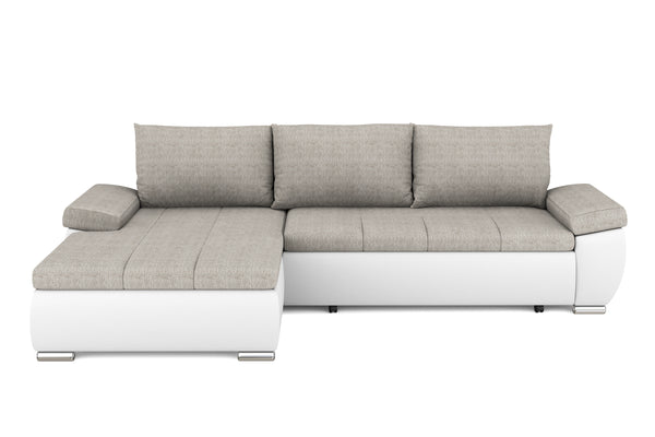 Schlafsofa KIRA links weiss