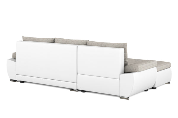 Schlafsofa KIRA links weiss