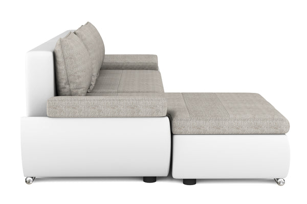 Schlafsofa KIRA links weiss
