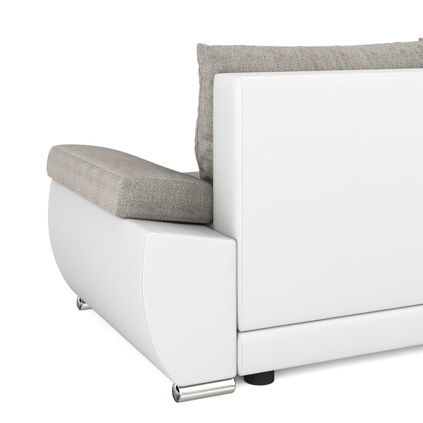 Schlafsofa KIRA links weiss