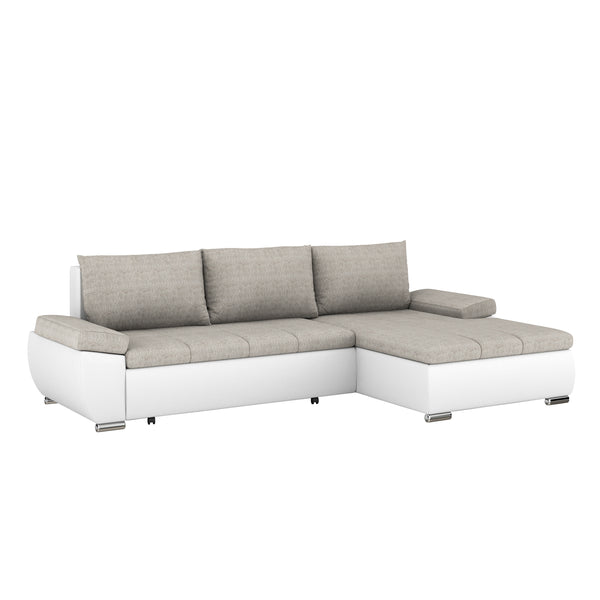 Schlafsofa KIRA rechts weiss