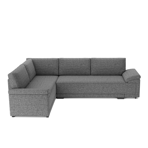 Ecksofa mit Schlaffunktion LYNN links anthrazit
