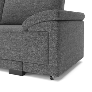 Ecksofa mit Schlaffunktion LYNN links anthrazit