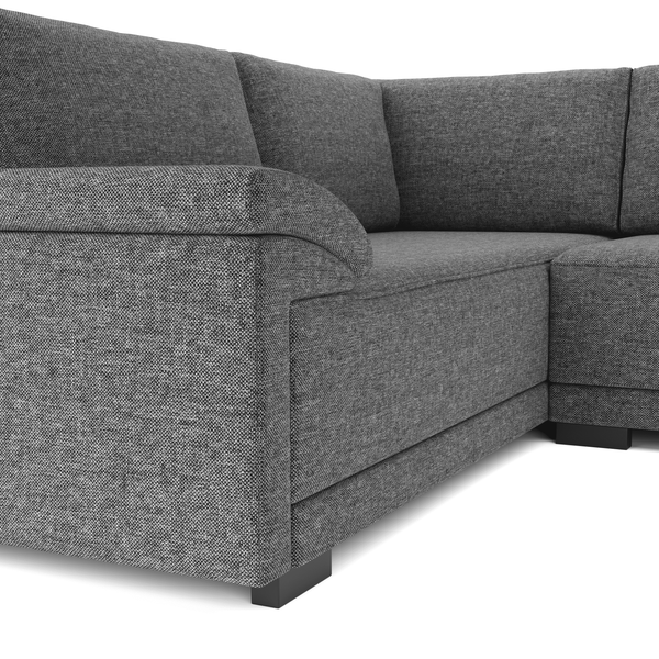 Ecksofa mit Schlaffunktion LYNN links anthrazit