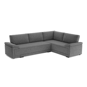 Ecksofa mit Schlaffunktion LYNN rechts anthrazit