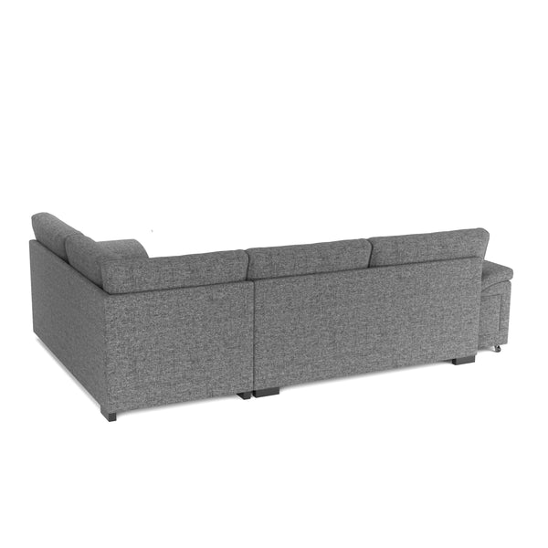 Ecksofa mit Schlaffunktion LYNN rechts anthrazit