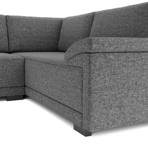 Ecksofa mit Schlaffunktion LYNN rechts anthrazit