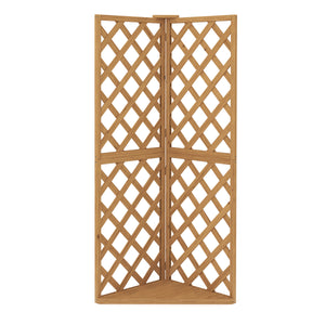 Eckspalier Rankgitter 50 x 50 x 145 cm natur