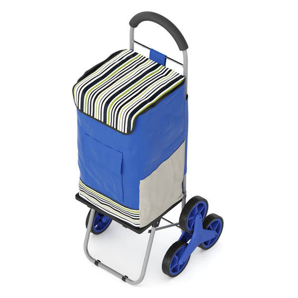 Einkaufstrolley faltbar MILLY 45L blau