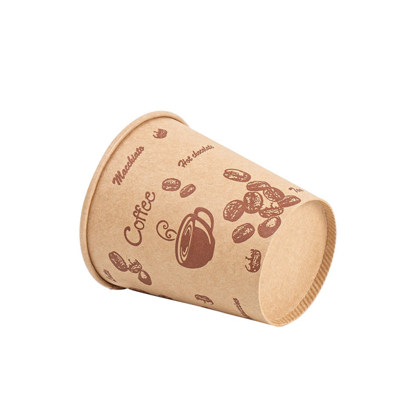 Einwegbecher 200 ml 1000 Stk. braun