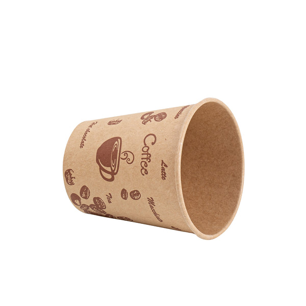 Einwegbecher 200 ml 1000 Stk. braun