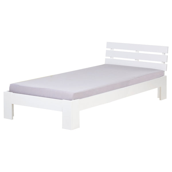 Einzelbett Holzbett 90x200cm Weiss