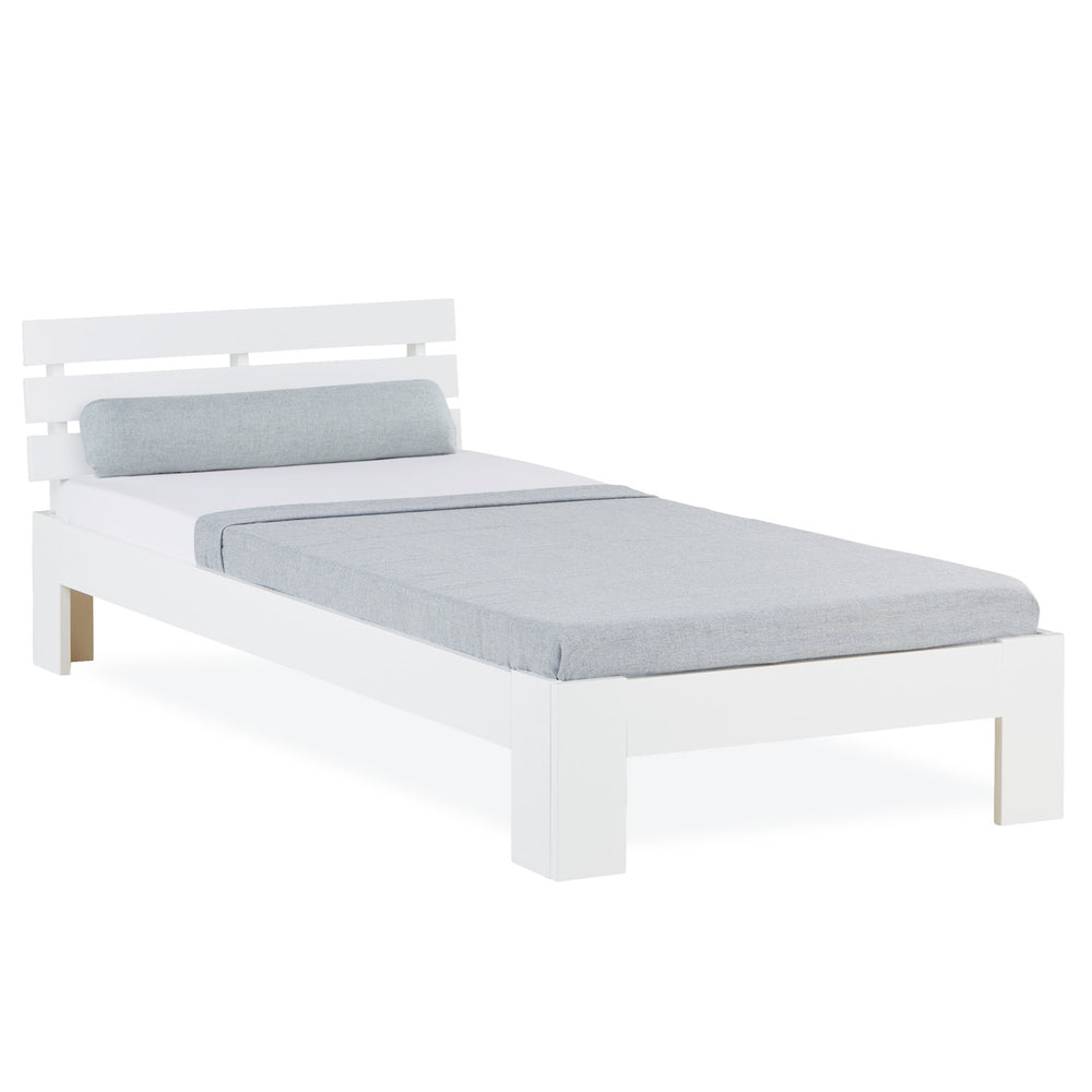 Letto singolo in legno 90x200cm bianco