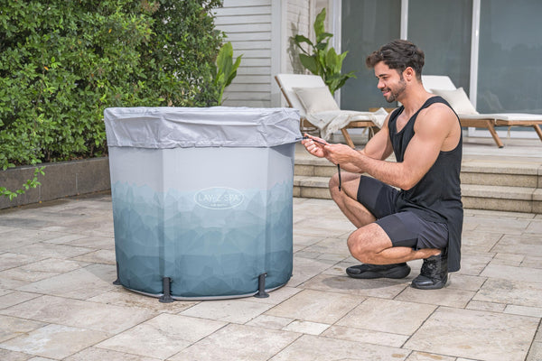 Eisbad Lay-Z-Spa GLACIAL DIP rund 90 x 80 cm