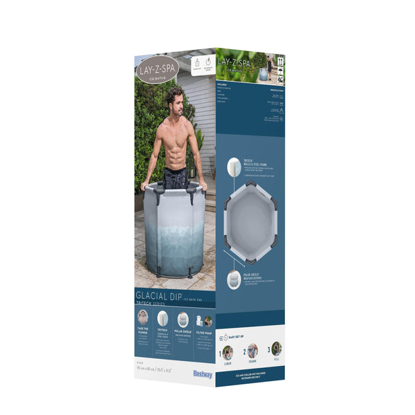 Eisbad Lay-Z-Spa GLACIAL DIP rund 90 x 80 cm