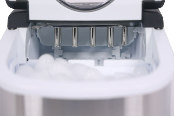 Eiswürfelmaschine Edelstahl 12 kg / 24 h / 1.2L