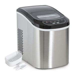 Eiswürfelmaschine Edelstahl 12 kg / 24 h