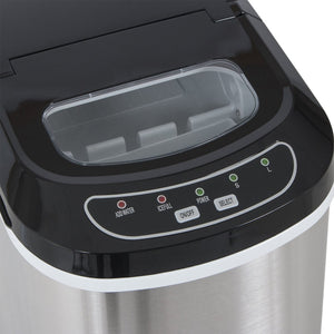 Eiswürfelmaschine Edelstahl 12 kg / 24 h