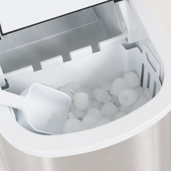 Eiswürfelmaschine Edelstahl 12 kg / 24 h